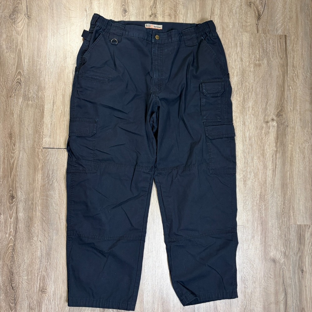 5.11 Men's Regular Fit Taclite Pro Ripstop Cargo Pant 40x30 Blue Navy